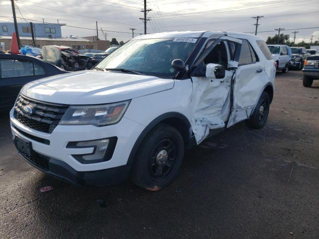 1FM5K8AR5GGC26544 - 2016 FORD EXPLORER POLICE INTERCEPTOR WHITE photo 1