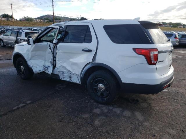 1FM5K8AR5GGC26544 - 2016 FORD EXPLORER POLICE INTERCEPTOR WHITE photo 2