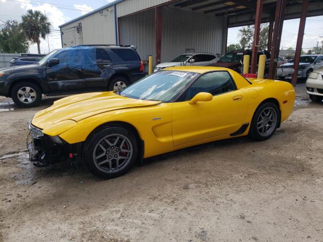 1G1YY12S235121452 - 2003 CHEVROLET CORVETTE Z06 YELLOW photo 1