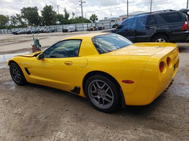 1G1YY12S235121452 - 2003 CHEVROLET CORVETTE Z06 YELLOW photo 2