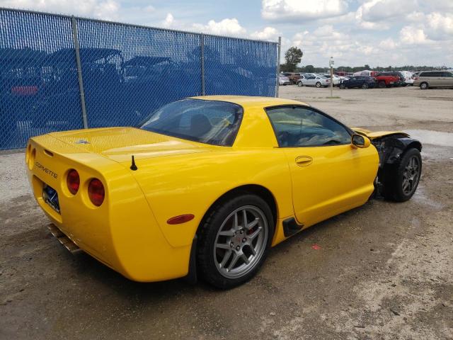 1G1YY12S235121452 - 2003 CHEVROLET CORVETTE Z06 YELLOW photo 3