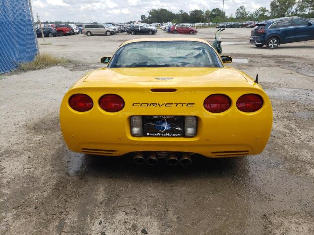 1G1YY12S235121452 - 2003 CHEVROLET CORVETTE Z06 YELLOW photo 6