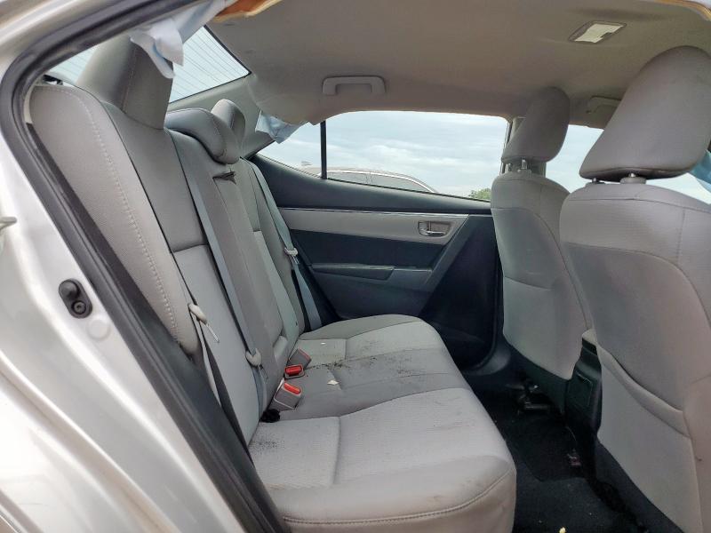 5YFBURHE5GP487097 - 2016 TOYOTA COROLLA L SILVER photo 10