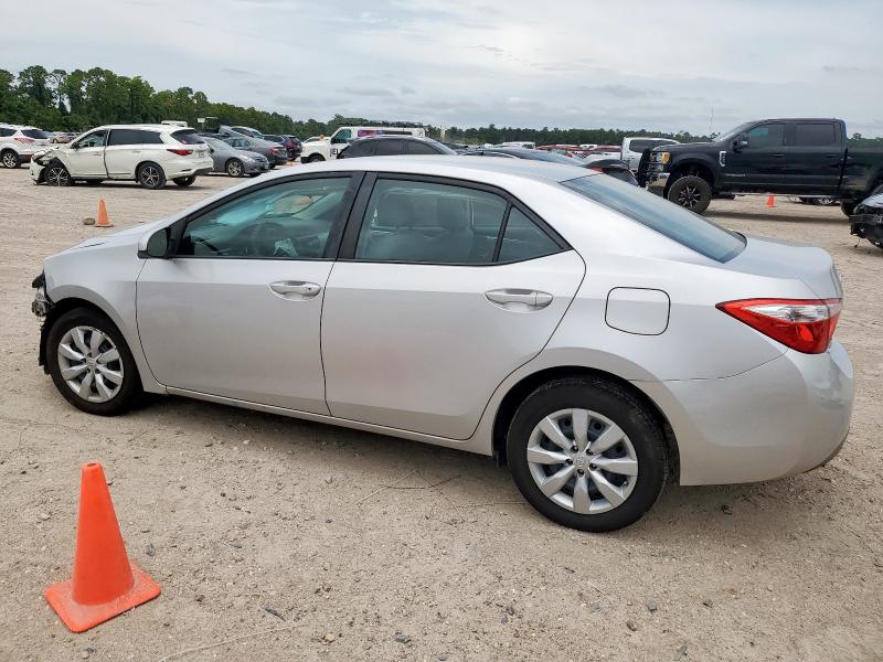 5YFBURHE5GP487097 - 2016 TOYOTA COROLLA L SILVER photo 2