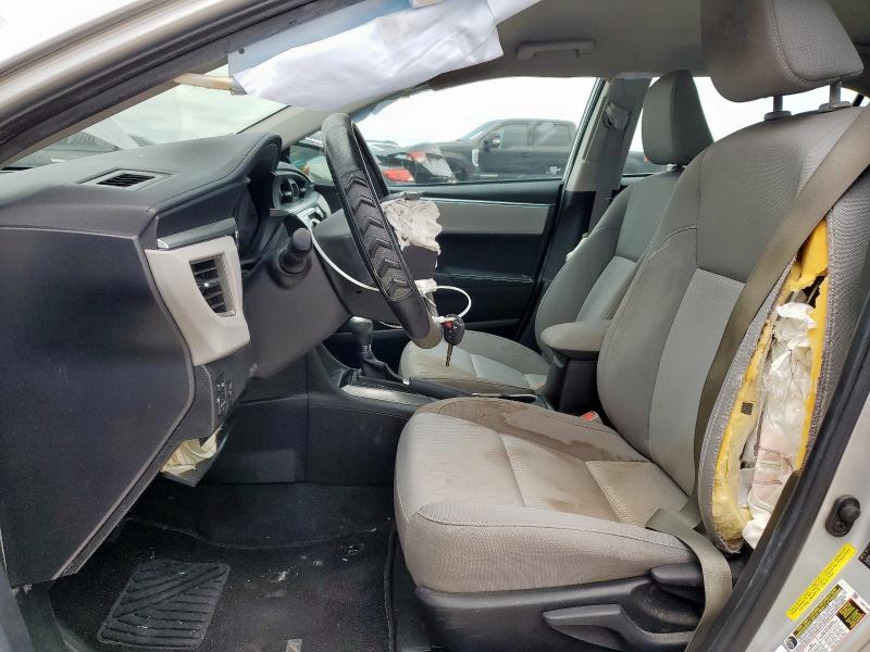 5YFBURHE5GP487097 - 2016 TOYOTA COROLLA L SILVER photo 7