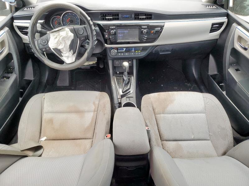 5YFBURHE5GP487097 - 2016 TOYOTA COROLLA L SILVER photo 8