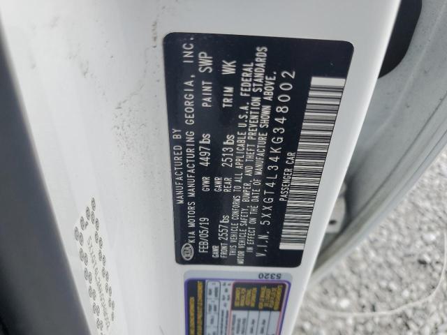 5XXGT4L34KG348002 - 2019 KIA OPTIMA LX Белый фото 24