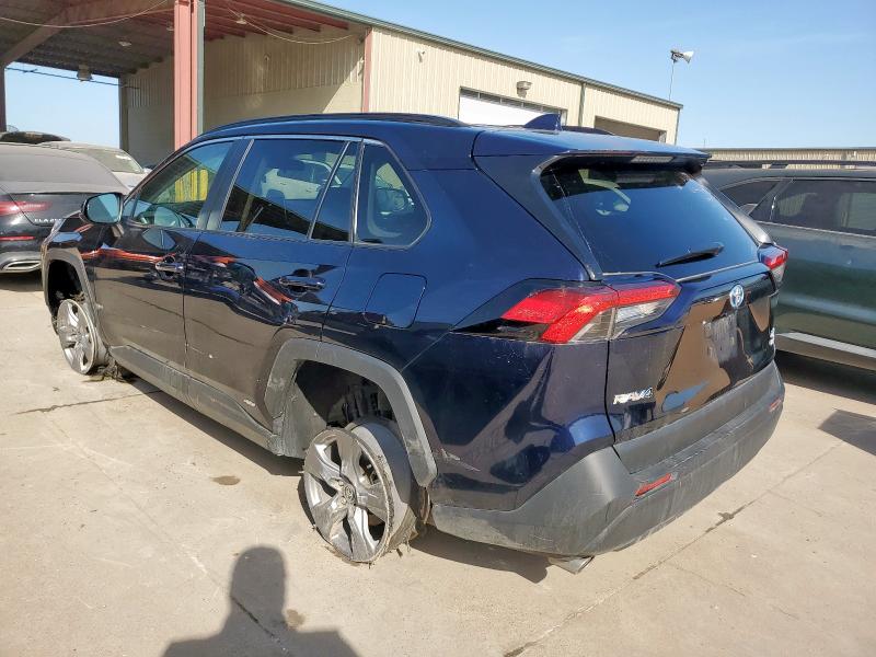 4T3RWRFV5RU161076 - 2024 TOYOTA RAV4 XLE BLUE photo 2