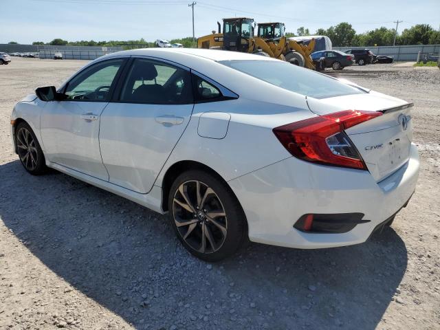 2HGFC2F83KH519036 - 2019 HONDA CIVIC SPORT Blanco foto 2