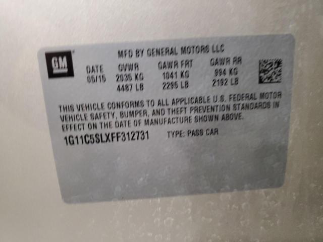 1G11C5SLXFF312731 - 2015 CHEVROLET MALIBU 1LT BEIGE photo 14