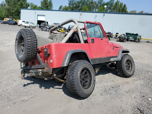 2J4FY39T0LJ507520 - 1990 JEEP WRANGLER / ISLANDER RED photo 3