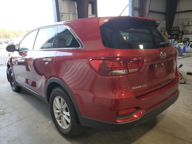 5XYPGDA5XLG617786 - 2020 KIA SORENTO S RED photo 2