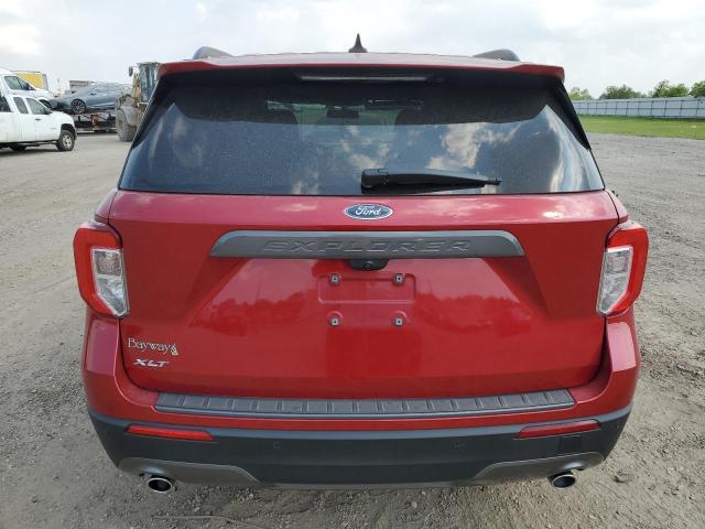 1FMSK7DH0MGC42114 - 2021 FORD EXPLORER XLT BURGUNDY photo 6