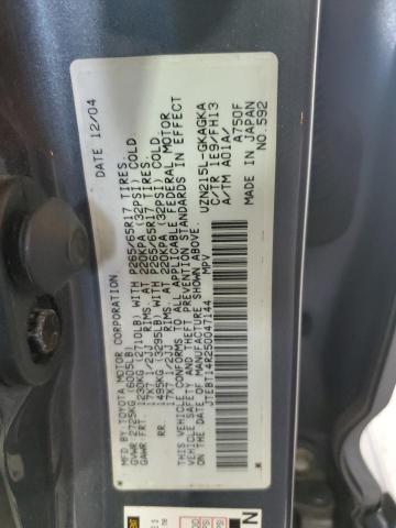 JTEBT14R250047144 - 2005 TOYOTA 4RUNNER SR5 灰色 照片 13