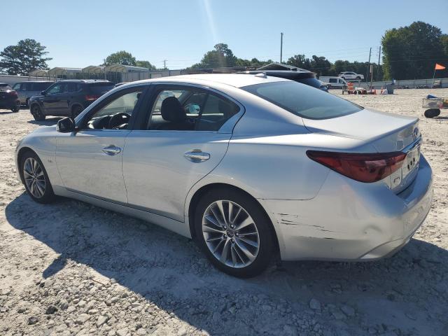 JN1EV7AR0JM443775 - 2018 INFINITI Q50 LUXE SILVER photo 2