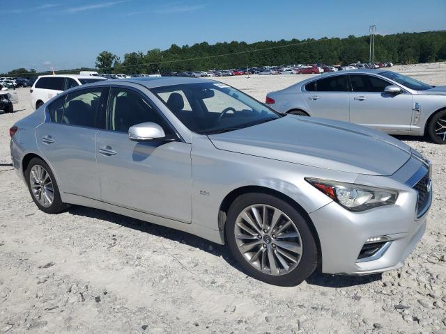 JN1EV7AR0JM443775 - 2018 INFINITI Q50 LUXE SILVER photo 4