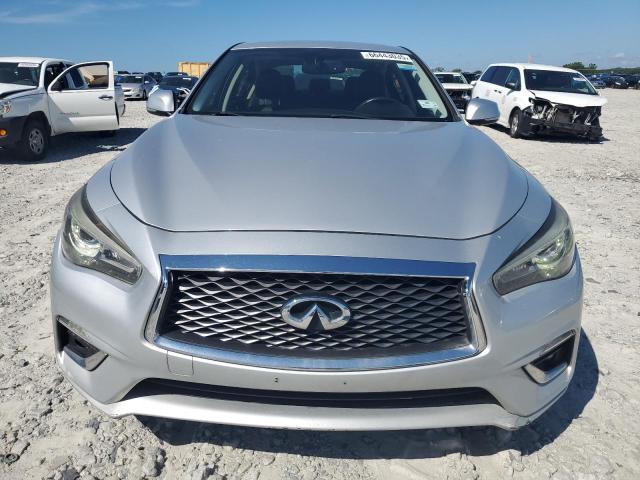JN1EV7AR0JM443775 - 2018 INFINITI Q50 LUXE SILVER photo 5