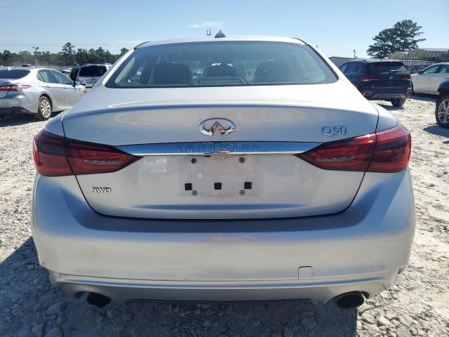 JN1EV7AR0JM443775 - 2018 INFINITI Q50 LUXE SILVER photo 6