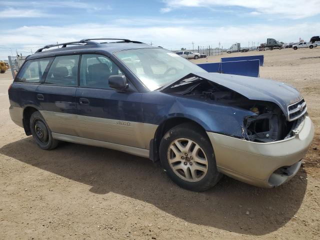 4S3BH6753Y7658369 - 2000 SUBARU LEGACY OUTBACK AWP 蓝色 照片 4