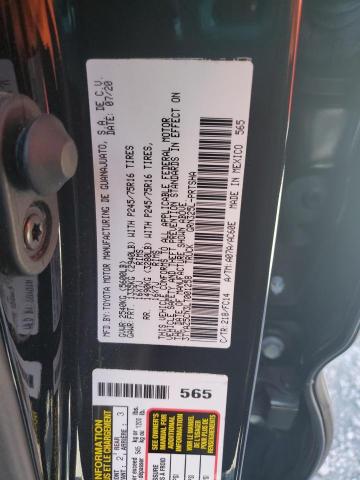 3TYAZ5CN3LT001258 - 2020 TOYOTA TACOMA DOUBLE CAB BLACK photo 12