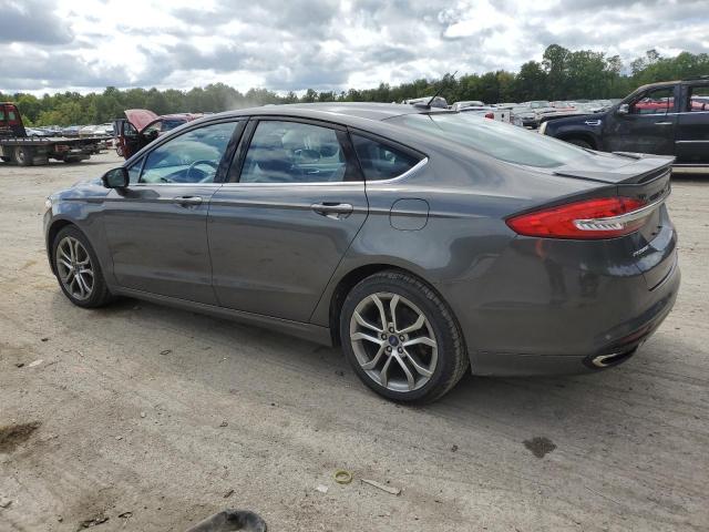 3FA6P0T92HR235601 - 2017 FORD FUSION SE CHARCOAL photo 2