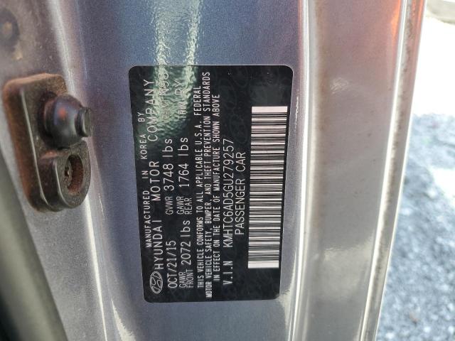 KMHTC6AD5GU279257 - 2016 HYUNDAI VELOSTER Boz foto 12