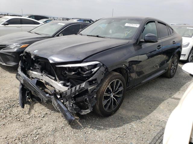 5UXCY6C00N9M72687 - 2022 BMW X6 XDRIVE40I BLACK photo 1
