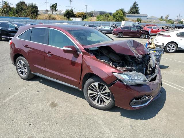 5J8TB4H77HL025005 - 2017 ACURA RDX ADVANCE BURGUNDY photo 4