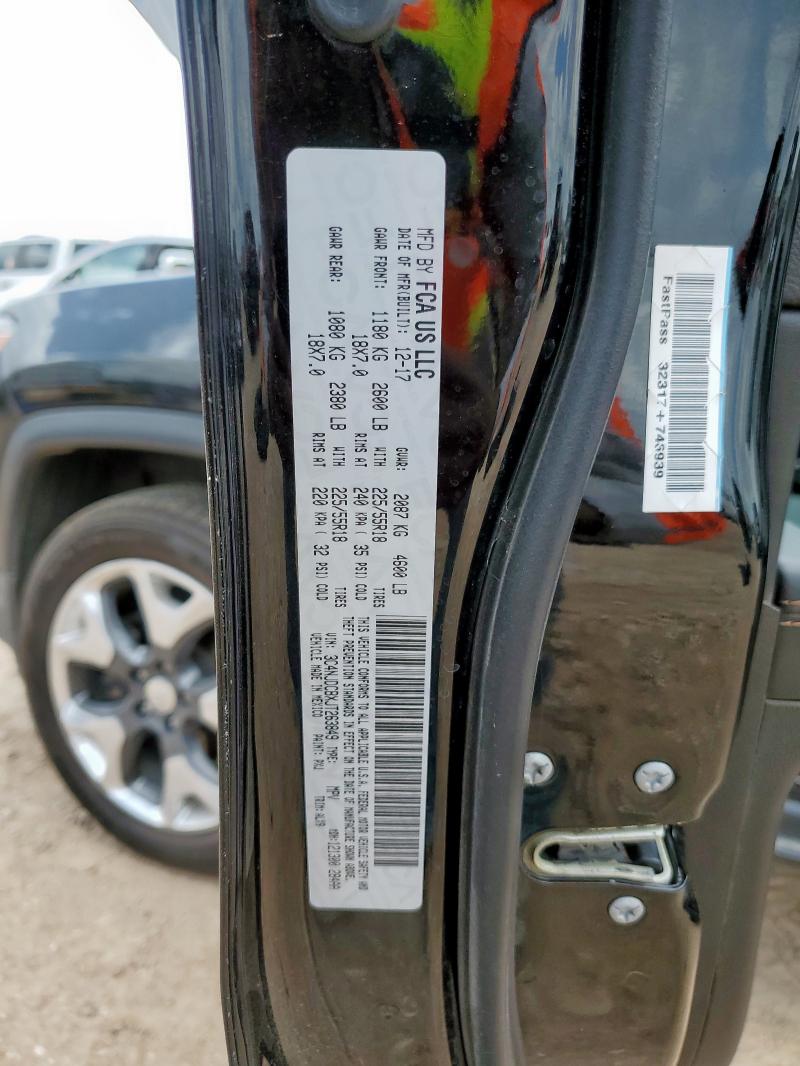 3C4NJDCBXJT263849 - 2018 JEEP COMPASS LIMITED 黑色 照片 14