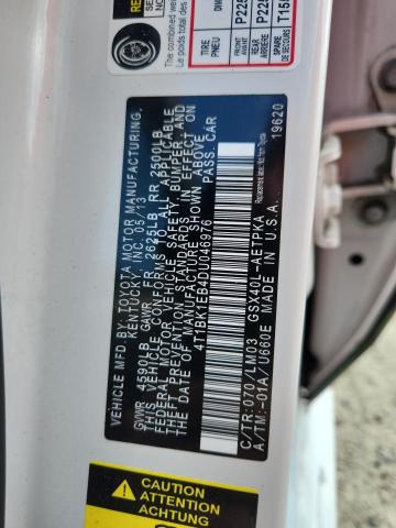 4T1BK1EB4DU046976 - 2013 TOYOTA AVALON BASE WHITE photo 12