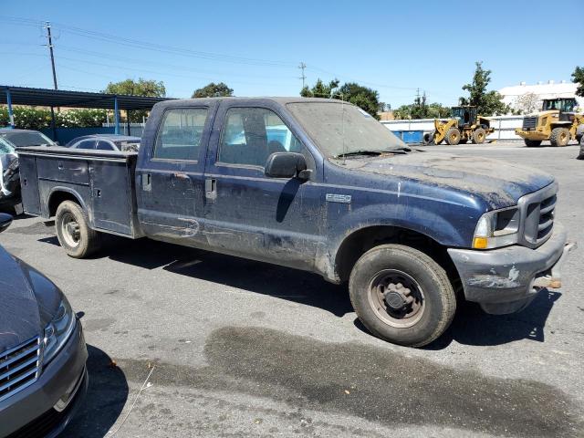 1FDNW20L64ED76040 - 2004 FORD F250 SUPER DUTY BLUE photo 4