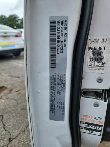 2C3CDXCT5MH528025 - 2021 DODGE CHARGER R/T WHITE photo 12