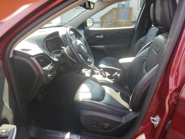 1C4PJMDNXKD294995 - 2019 JEEP CHEROKEE LIMITED RED photo 7