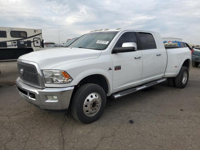 3C63DRMLXCG133365 - 2012 DODGE RAM 3500 LARAMIE WHITE photo 1