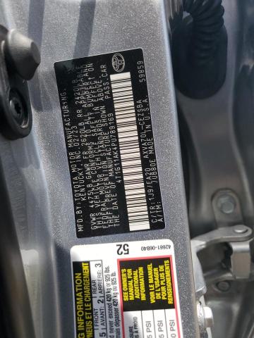 4T1G11AK4PU789169 - 2023 TOYOTA CAMRY SE NIGHT SHADE SILVER photo 13
