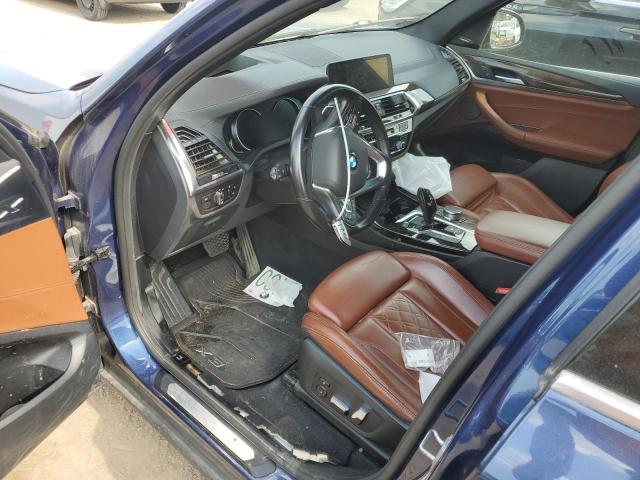 5UXTR9C52JLD67031 - 2018 BMW X3 XDRIVE30I BLUE photo 8