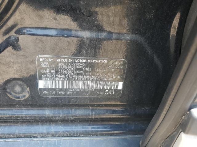 JA4AZ3A36JZ057671 - 2018 MITSUBISHI OUTLANDER SE BLACK photo 13