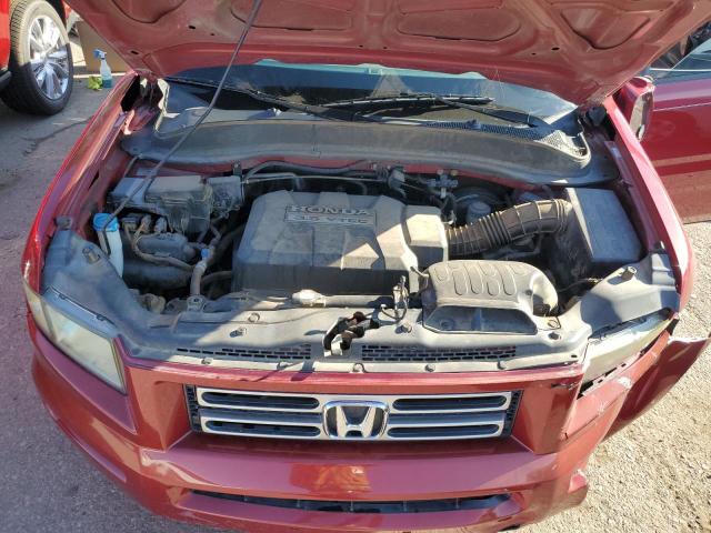 2HJYK164X6H539271 - 2006 HONDA RIDGELINE RTS BURGUNDY photo 11