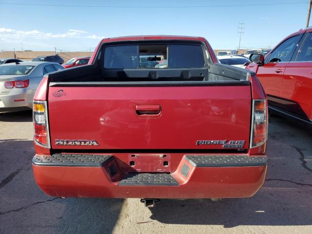 2HJYK164X6H539271 - 2006 HONDA RIDGELINE RTS BURGUNDY photo 6