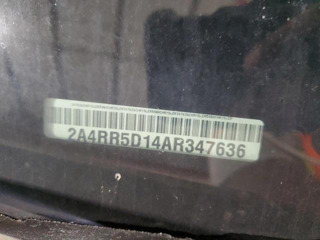 2A4RR5D14AR347636 - 2010 CHRYSLER TOWN & COU TOURING BLUE photo 13