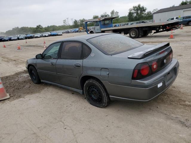 2G1WF52E859367099 - 2005 CHEVROLET IMPALA GRAY photo 2