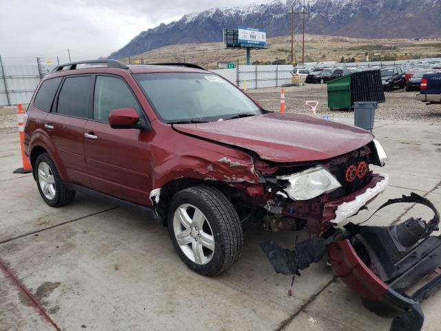 JF2SH64699H721954 - 2009 SUBARU FORESTER 2.5X LIMITED RED photo 1