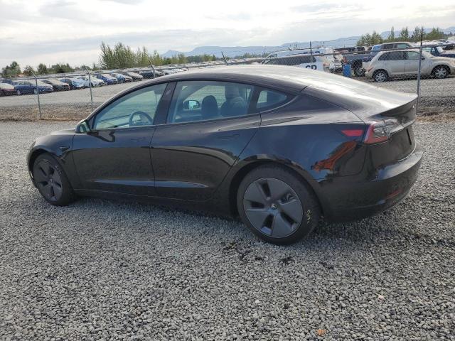5YJ3E1EA0NF235108 - 2022 TESLA MODEL 3 黑色 照片 2