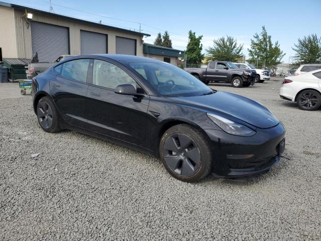 5YJ3E1EA0NF235108 - 2022 TESLA MODEL 3 黑色 照片 4