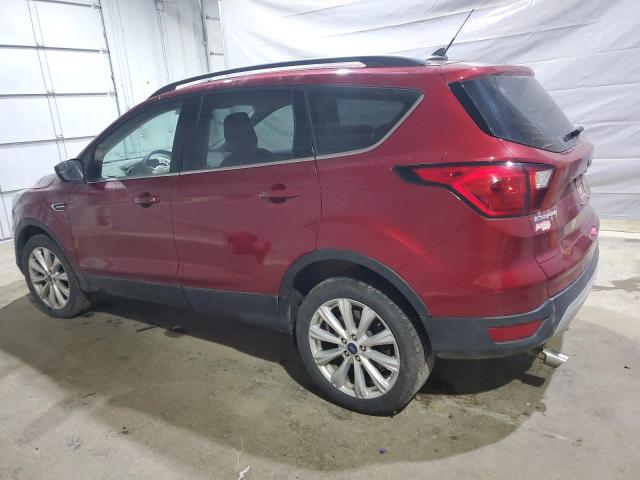 1FMCU9HD9KUB41783 - 2019 FORD ESCAPE SEL برغندي صورة 2