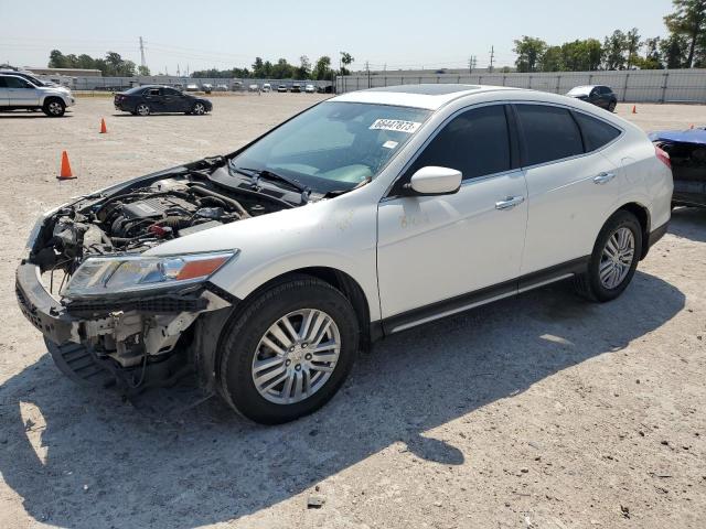 5J6TF3H58EL001166 - 2014 HONDA CROSSTOUR EXL WHITE photo 1