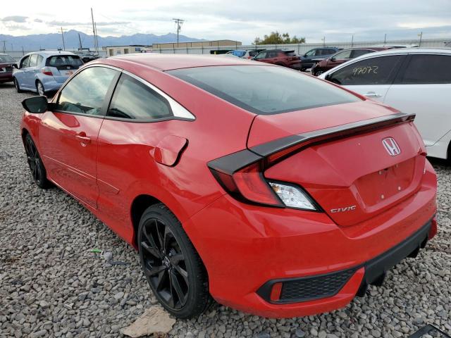 2HGFC4B82KH302496 - 2019 HONDA CIVIC SPORT RED photo 2