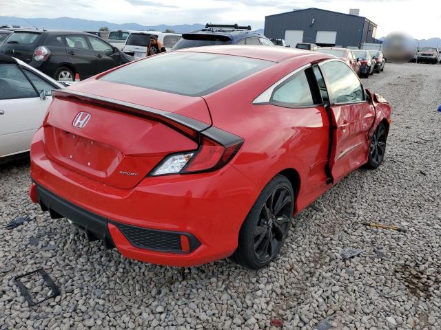 2HGFC4B82KH302496 - 2019 HONDA CIVIC SPORT RED photo 3