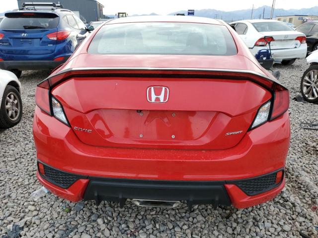 2HGFC4B82KH302496 - 2019 HONDA CIVIC SPORT RED photo 6