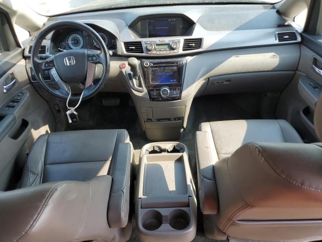 5FNRL5H65FB114929 - 2015 HONDA ODYSSEY EXL GRAY photo 8